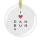 Danbury Vision Glass Ornaments