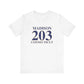 Madison 203 Connecticut Jersey Short Sleeve T-Shirt