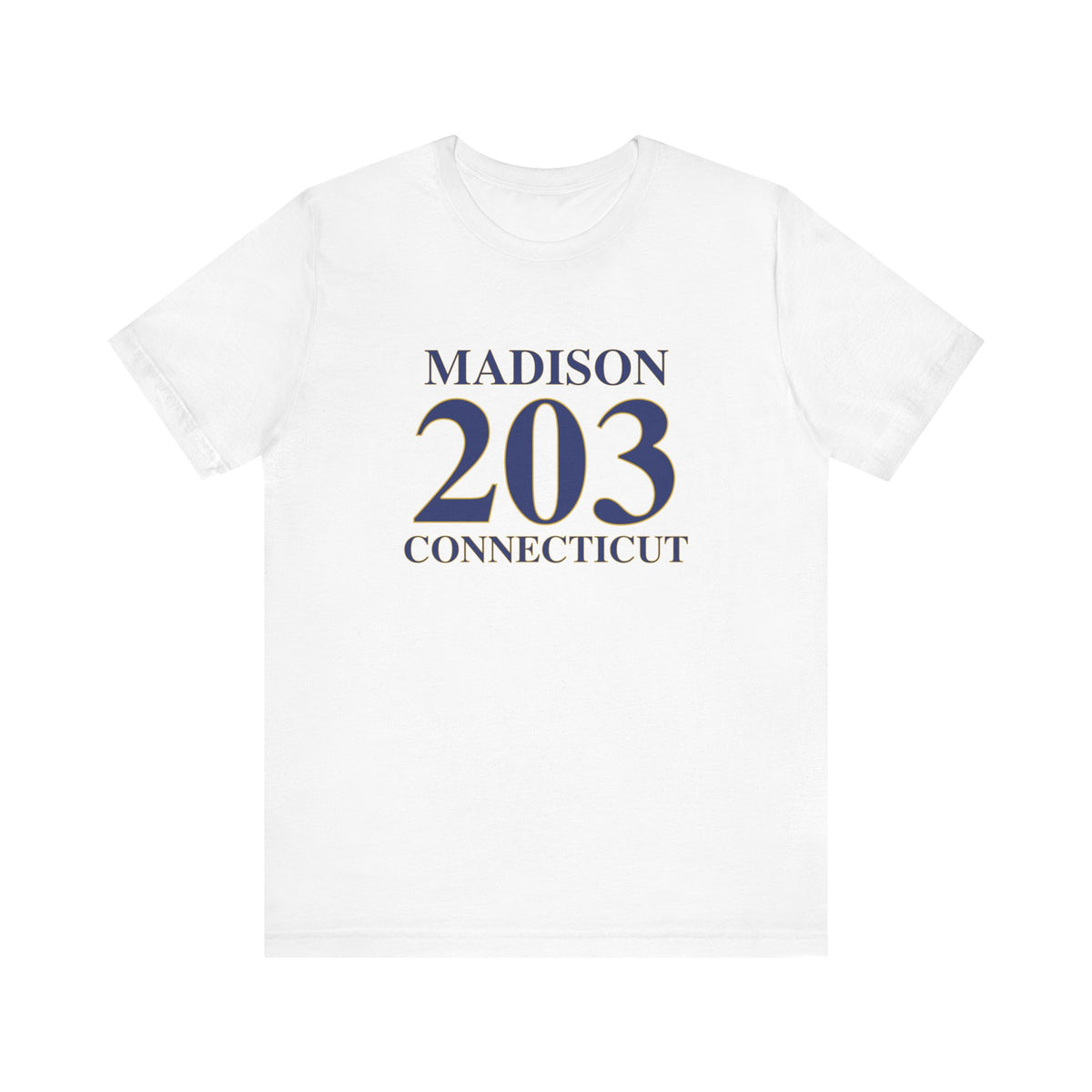 Madison 203 Connecticut Jersey Short Sleeve T-Shirt