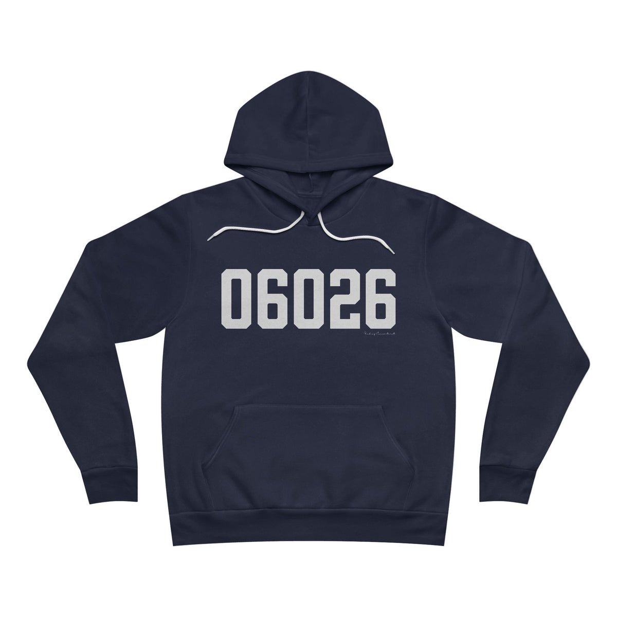 06026 East Granby CT Zip Code Sponge Fleece Pullover Hoodie