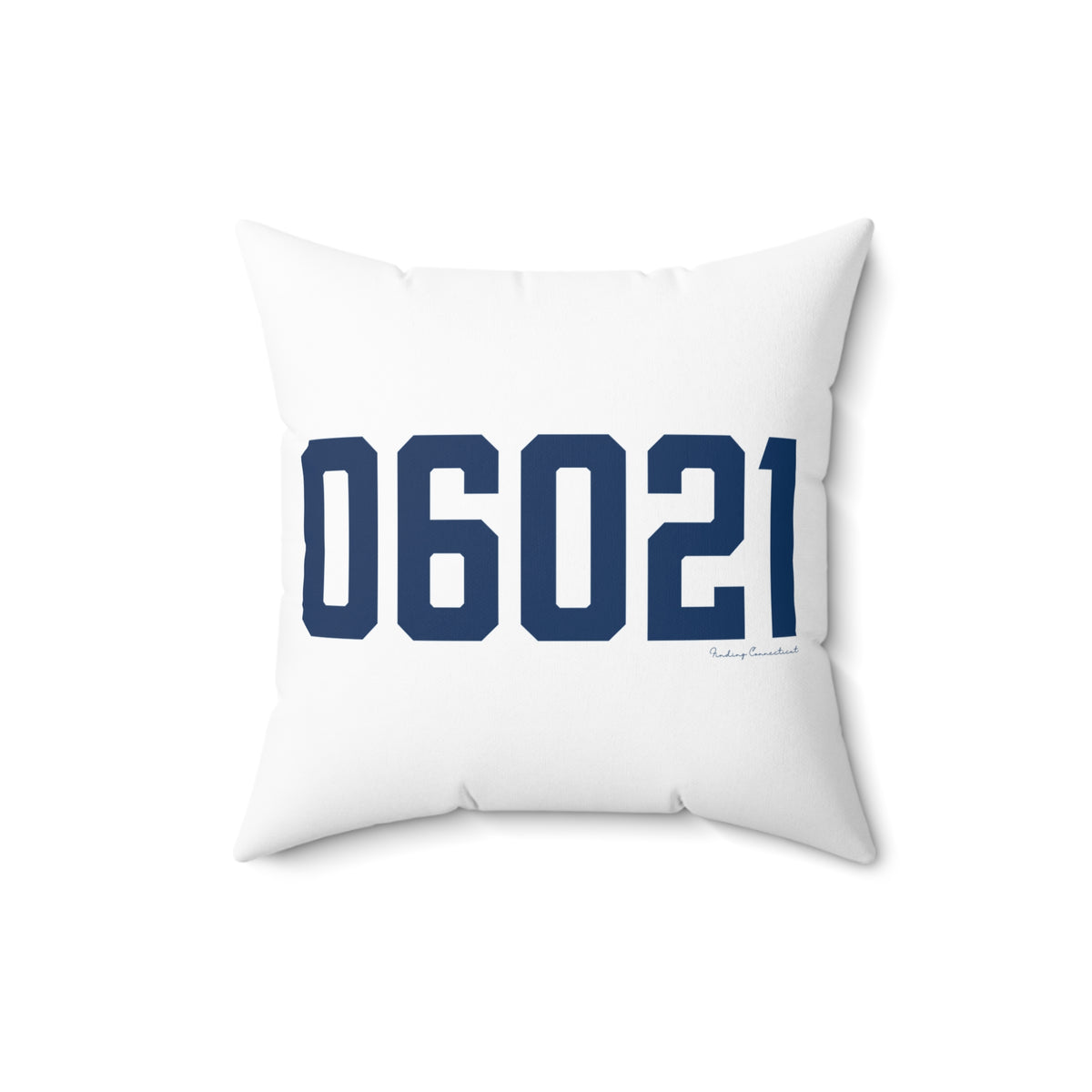 06021 Colebrook Connecticut Zip Code Polyester Square Pillow