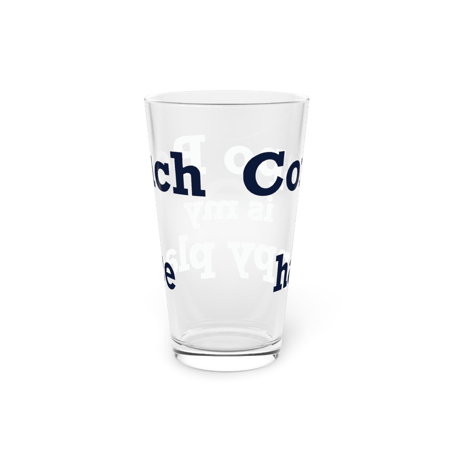 Compo Beach Is My Happy Place Pint Glass, 16oz