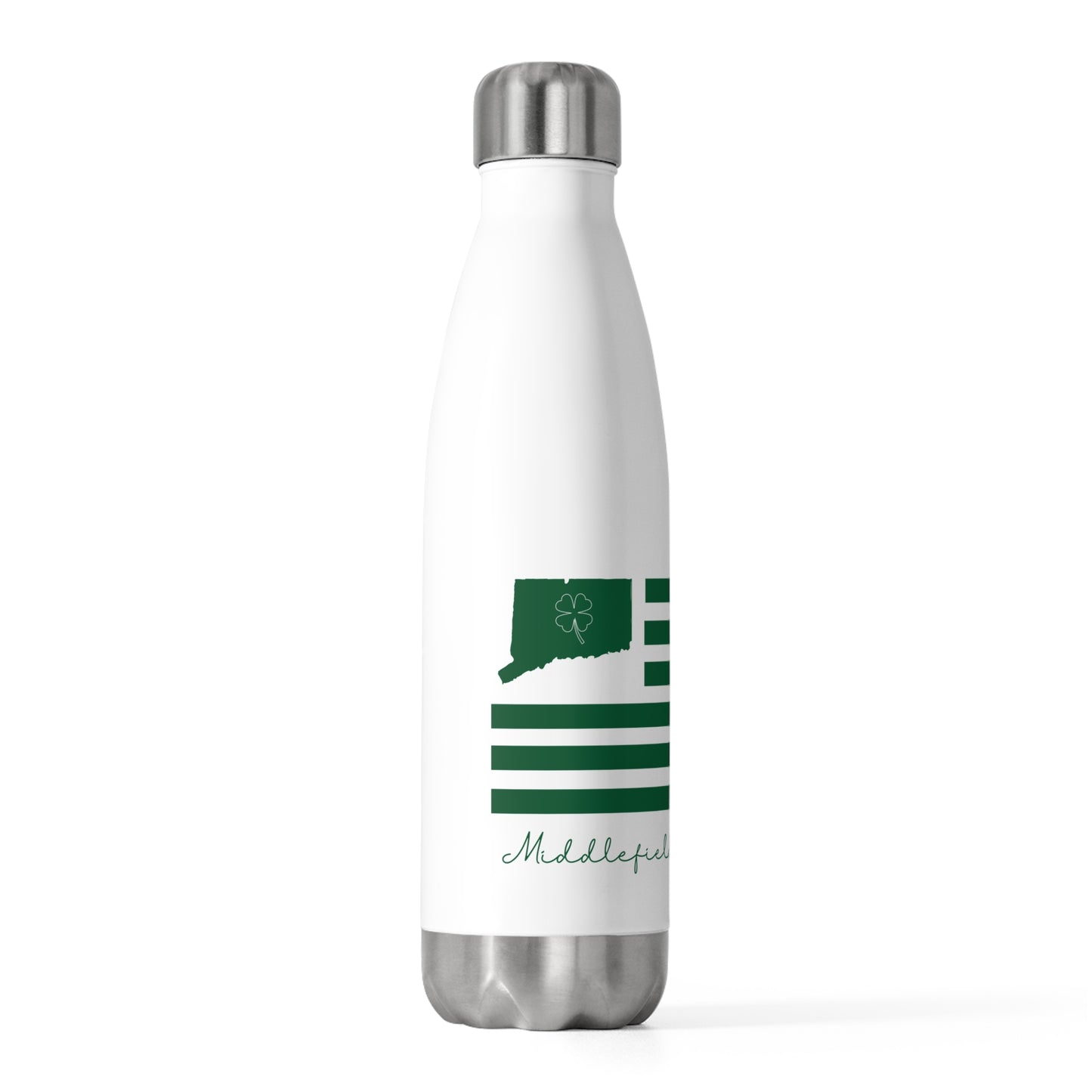 Middlefield Connecticut St. Patrick’s Day Flag 20oz Insulated Bottle