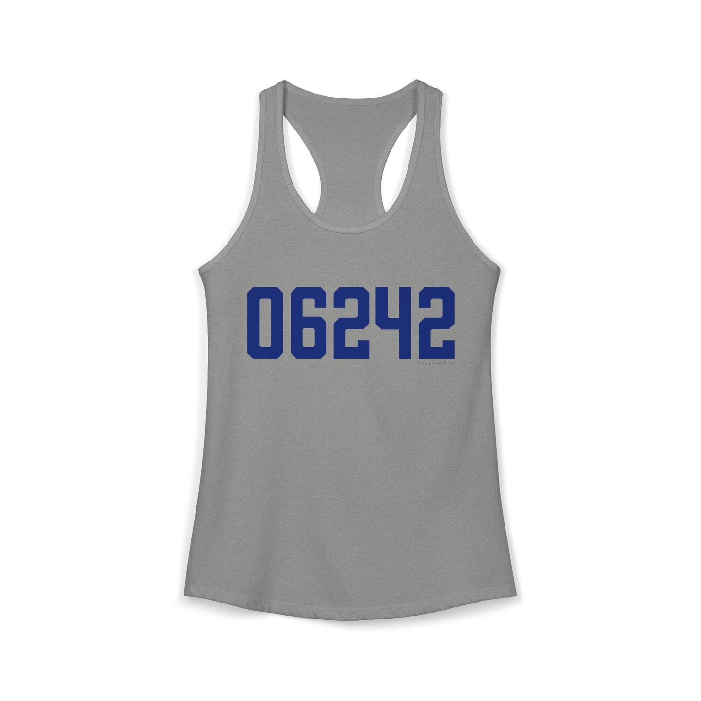 06242 Eastford Connecticut Zip Code Women's Ideal Racerback Tank Top