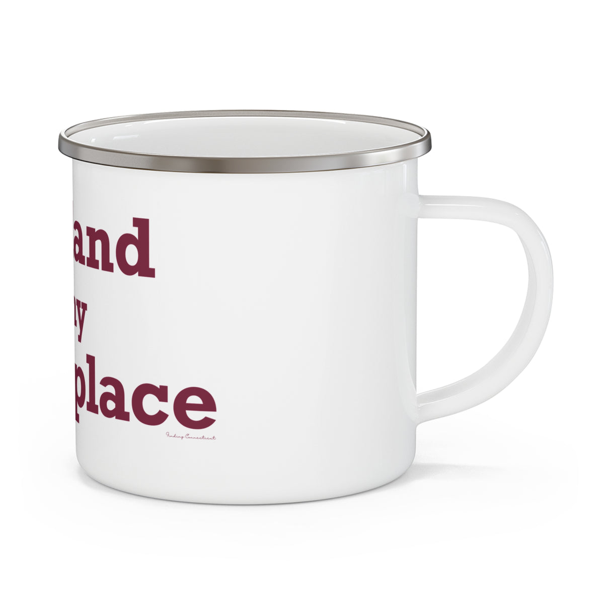 Hartland is My Happy Place Enamel Camping Mug