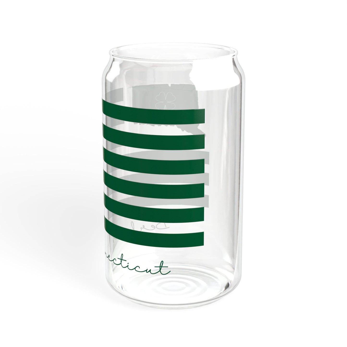 Berlin Connecticut St. Patrick’s Day Flag Sipper Glass, 16oz