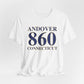Andover 860 Connecticut Unisex Jersey Short Sleeve T-Shirt