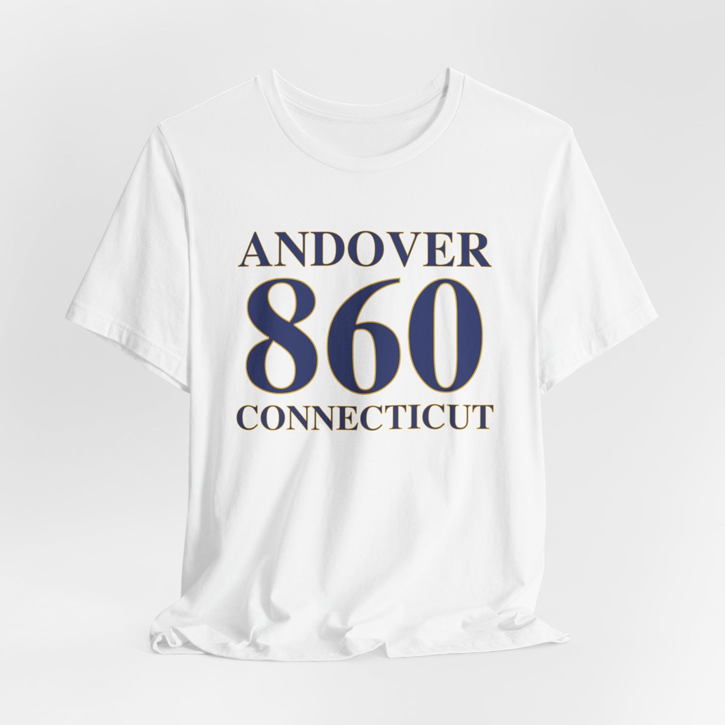 Andover 860 Connecticut Unisex Jersey Short Sleeve T-Shirt