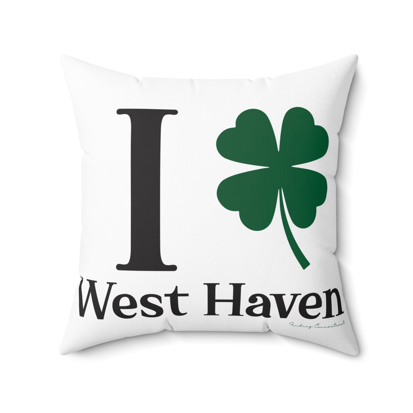 I Clover West Haven Spun Polyester Square Pillow