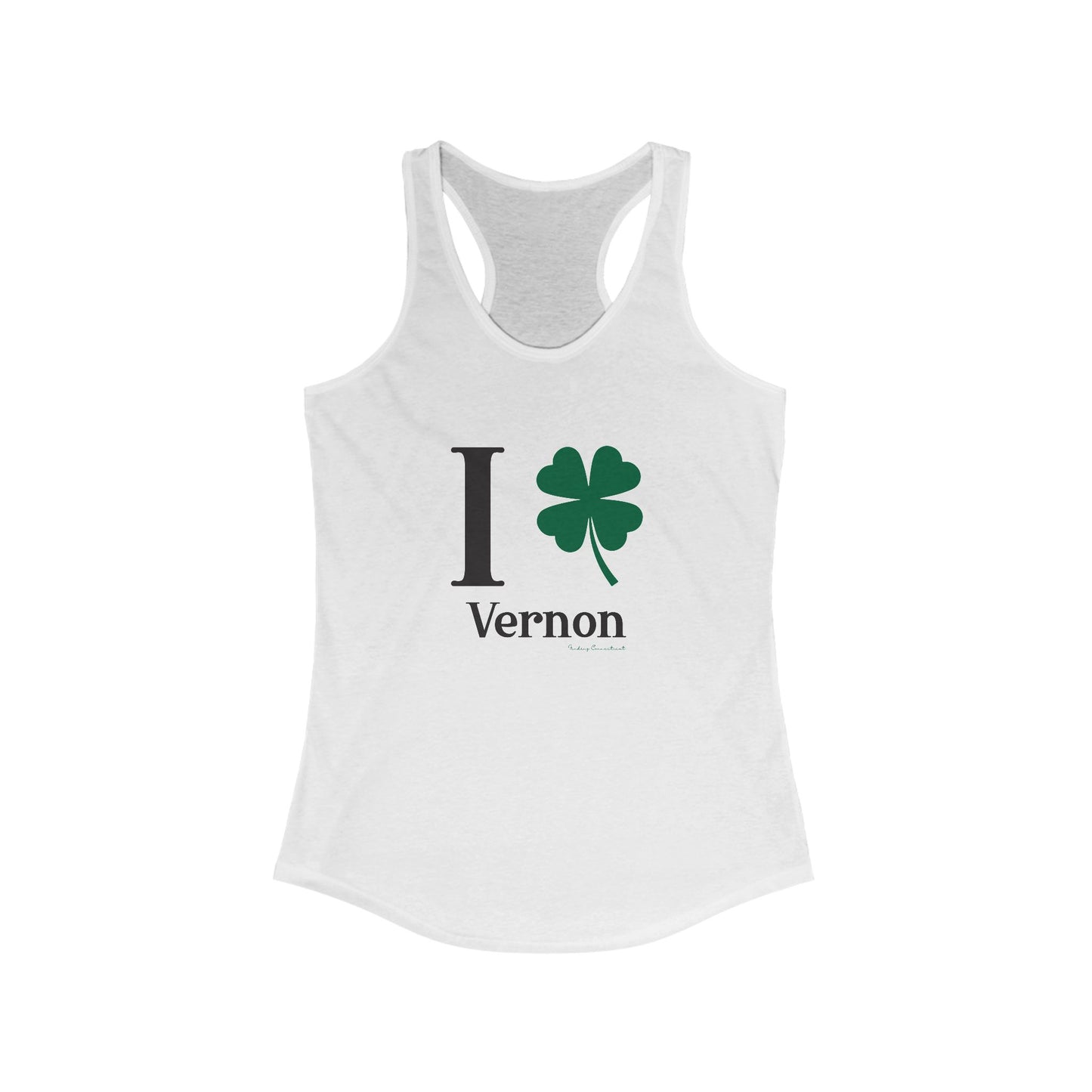 I Clover St. Patrick's Day Women's Ideal Racerback Tank