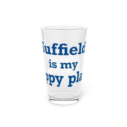 Suffield is My Happy Place Pint Glass, 16oz