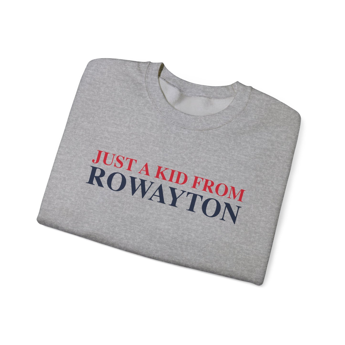 Just a kid from Rowayton Unisex Heavy Blend™ Crewneck Sweatshirt