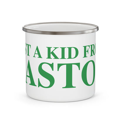 Just a kid from Easton Enamel Camping Mug