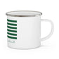Greenwich Connecticut St Patrick’s Day Flag Enamel Camping Mug