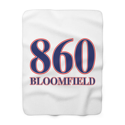 860 Bloomfield Red, White & Blue Sherpa Fleece Blanket