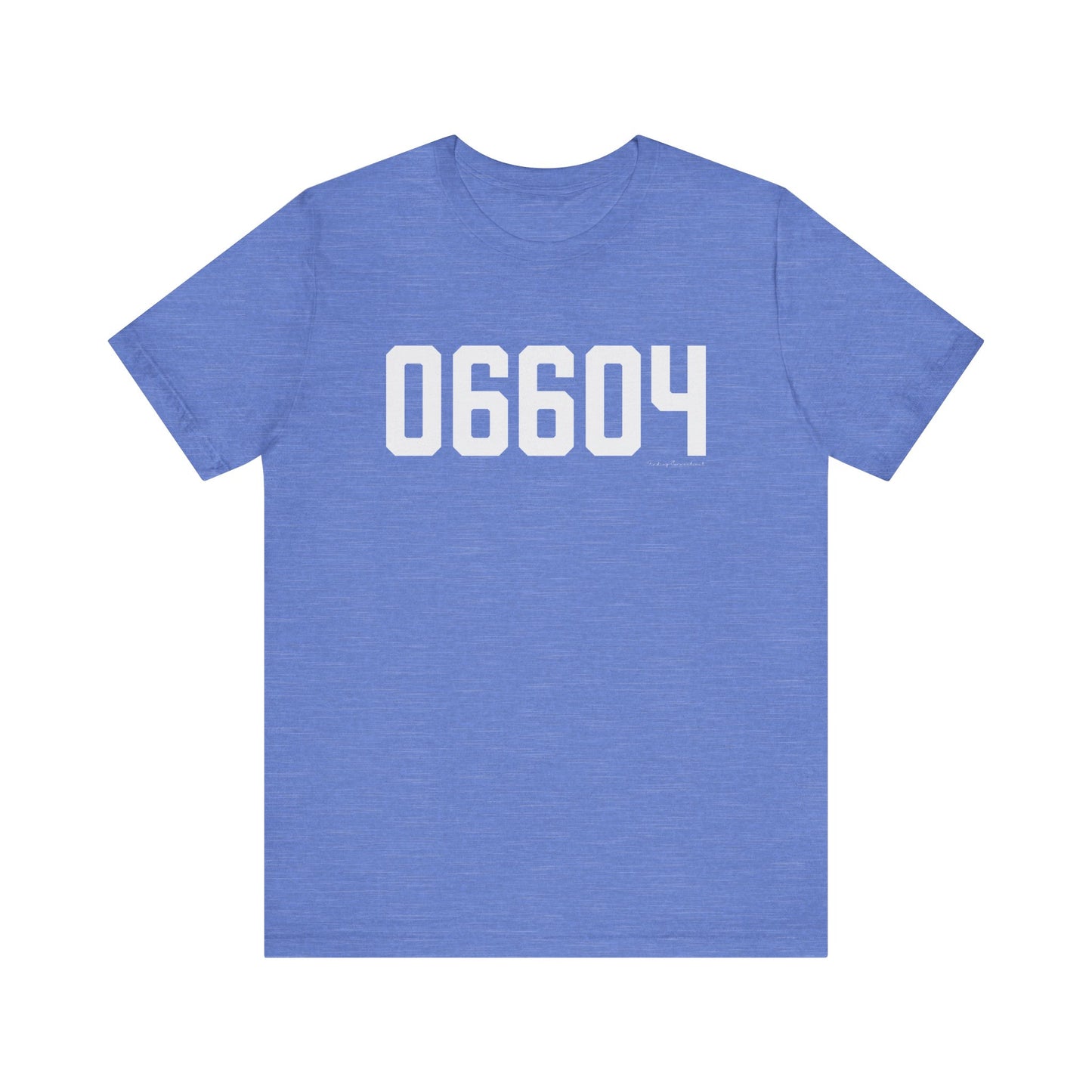 06604 Bridgeport CT Zip Code Unisex Jersey Short Sleeve T-Shirt