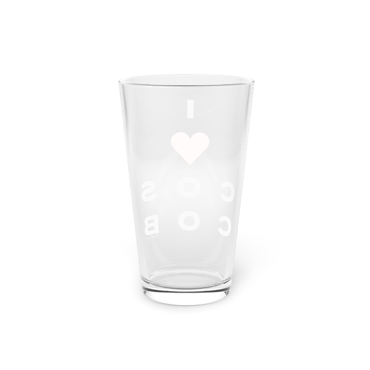 Cos Cob Vision Pint Glass, 16oz