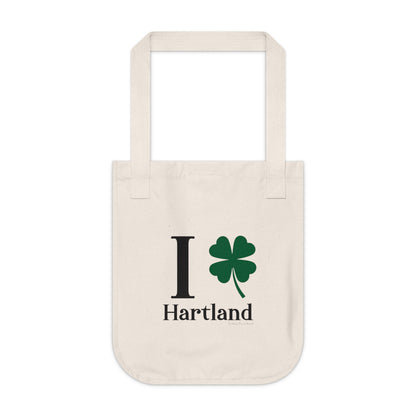 I Clover Hartland Organic Canvas Tote Bag