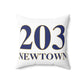 203 Newtown Spun Polyester Square Pillow