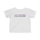 Just a kid from East Granby Infant Fine Jersey T-Shirt