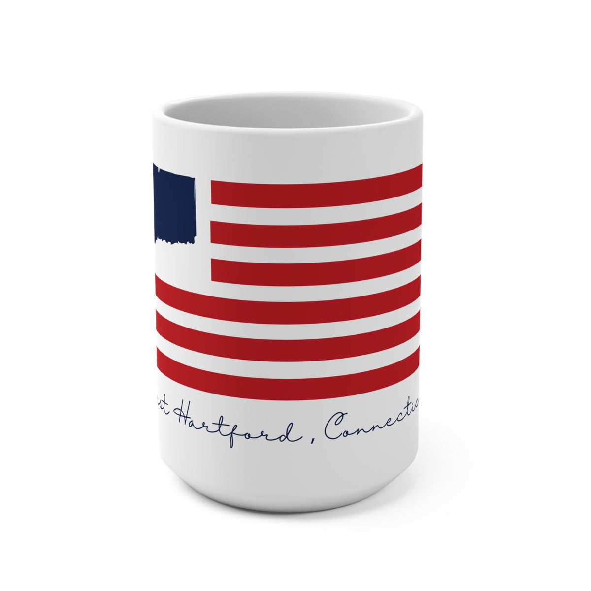 West Hartford Connecticut Flag Mug 15oz