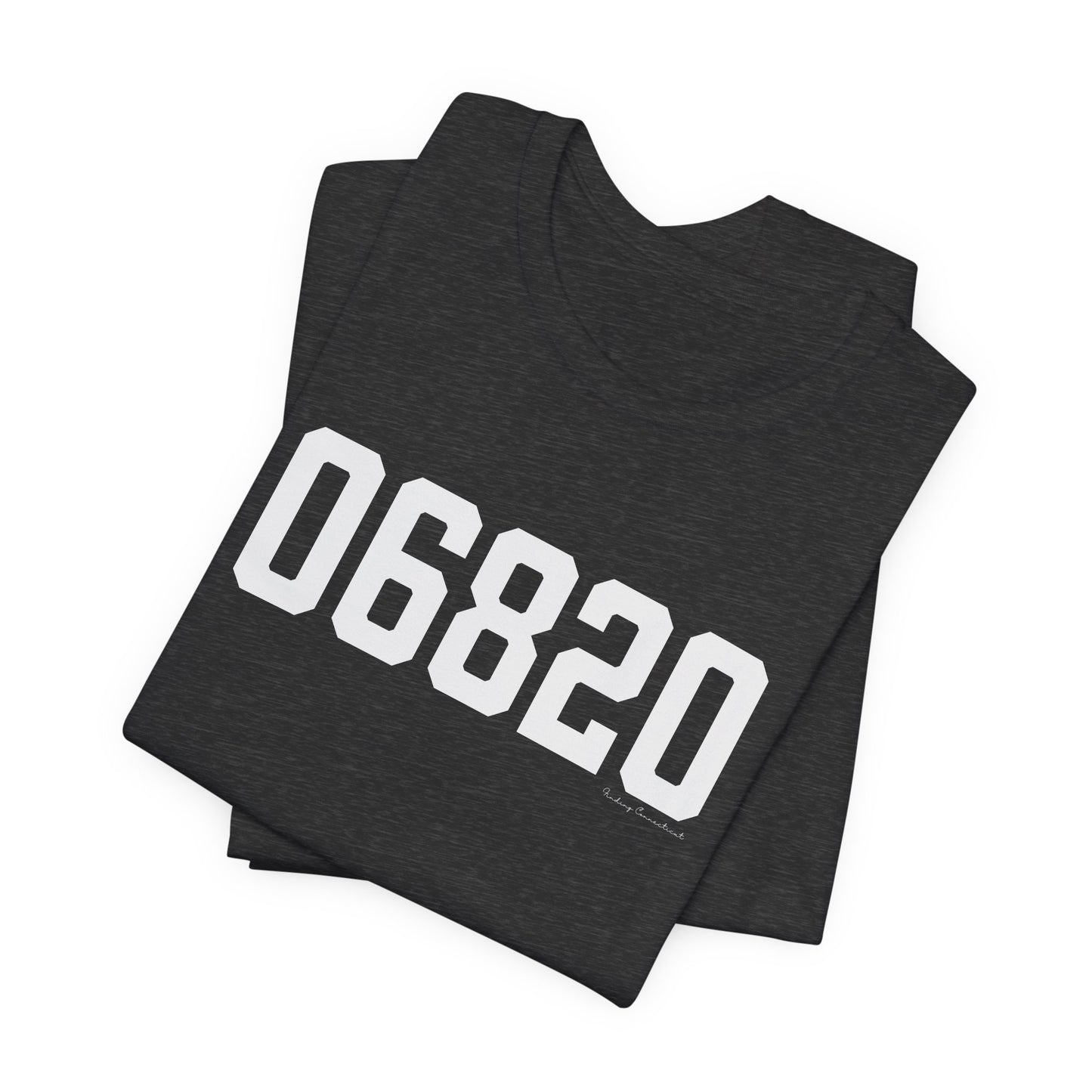 06820 - Darien CT Zip Code Unisex Jersey Short Sleeve T-Shirt