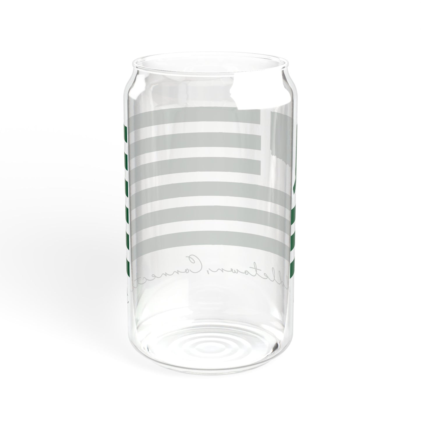 Middletown Connecticut St. Patrick’s Day Flag Sipper Glass, 16oz