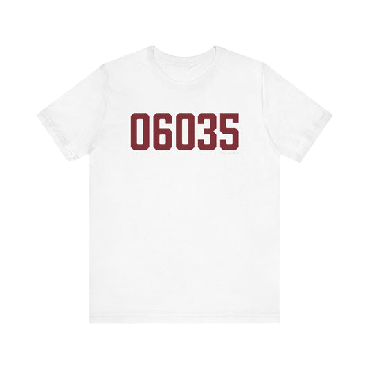 06035 Granby Connecticut Zip Code Unisex Jersey Short Sleeve T-Shirt