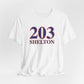 203 Shelton Red White & Blue Unisex Jersey Short Sleeve T-Shirt