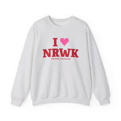 I Heart NRWK Unisex Heavy Blend™ Crewneck Sweatshirt