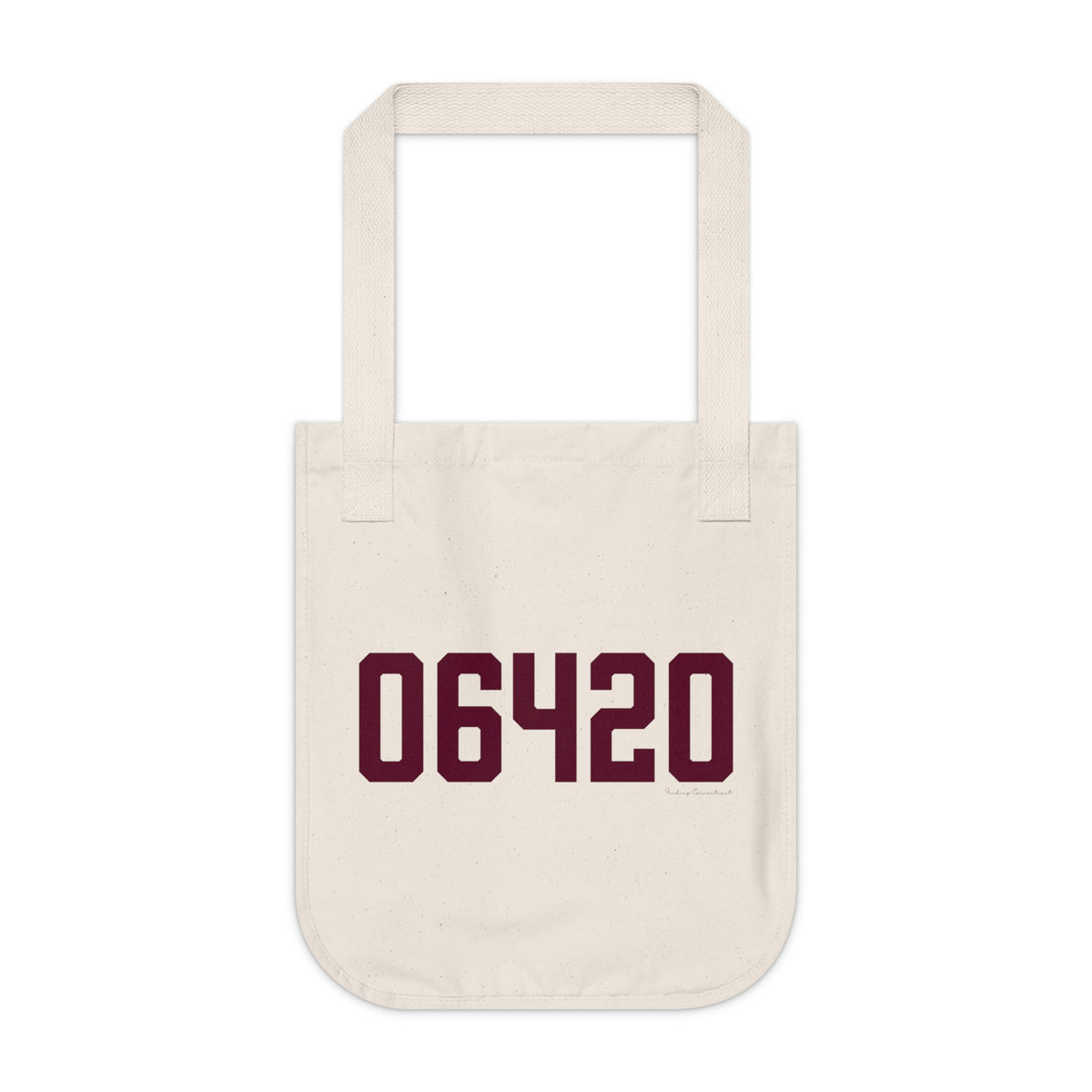 06420 Salem Connecticut Zip Code Organic Canvas Tote Bag