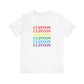 Clinton Pride Unisex Jersey Short Sleeve Tee