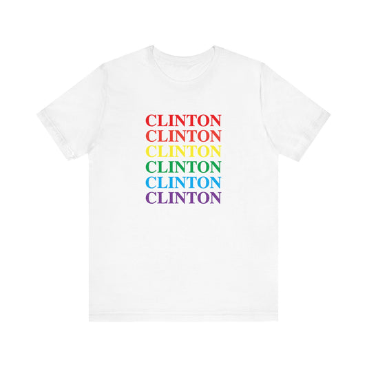 Clinton Pride Unisex Jersey Short Sleeve Tee