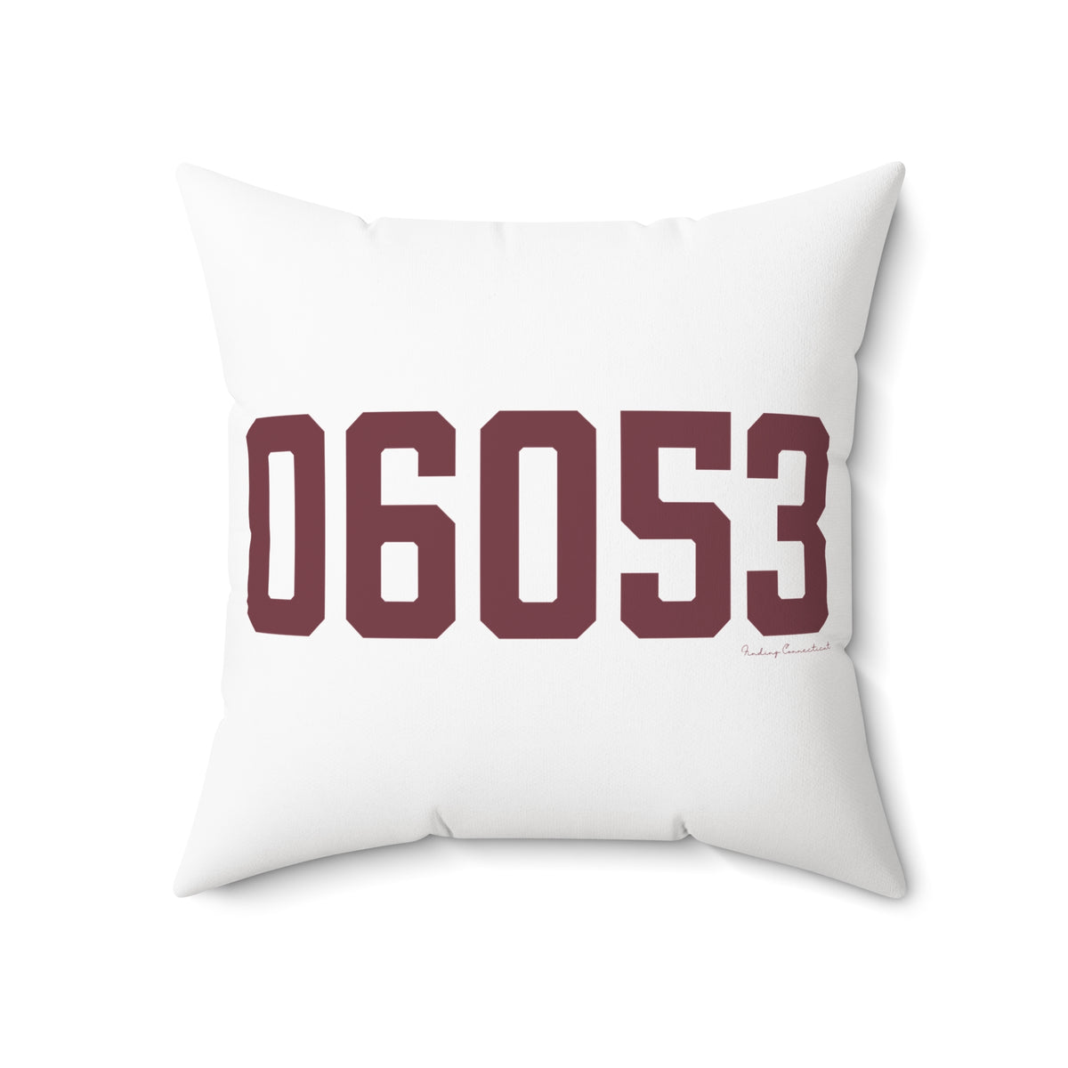06053 New Britain Connecticut Zip Code Polyester Square Pillow