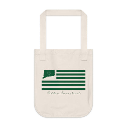 Haddam Connecticut St. Patrick’s Day Flag Organic Canvas Tote Bag