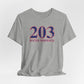 203 South Norwalk Red, White & Blue Unisex Jersey Short Sleeve T-Shirt
