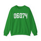 06074 - South Windsor CT Zip Code  Unisex Heavy Blend™ Crewneck Sweatshirt