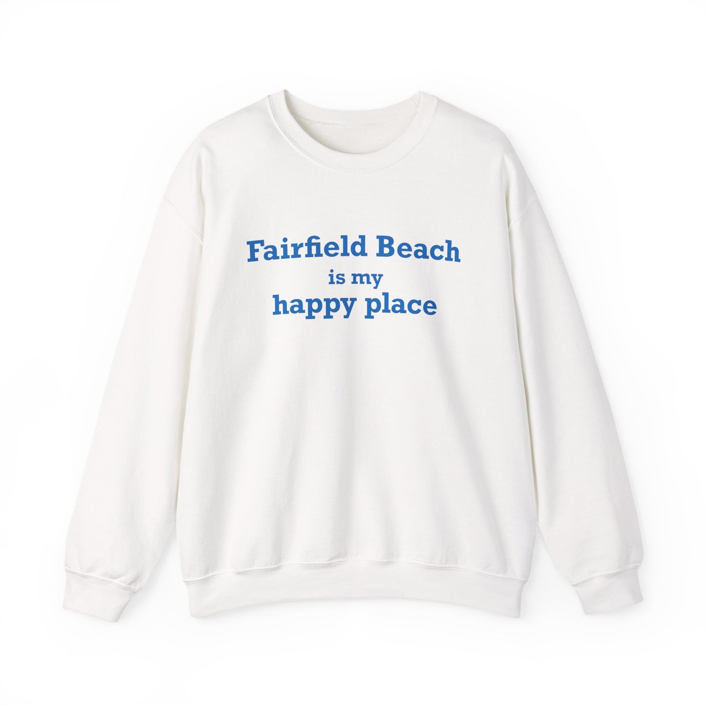 Fairfield Beach is My Happy Place Unisex Heavy Blend™ Crewneck Sweatshirt