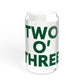 Two O’ Three Sipper Glass, 16oz Lucky Green – St. Patrick’s Day