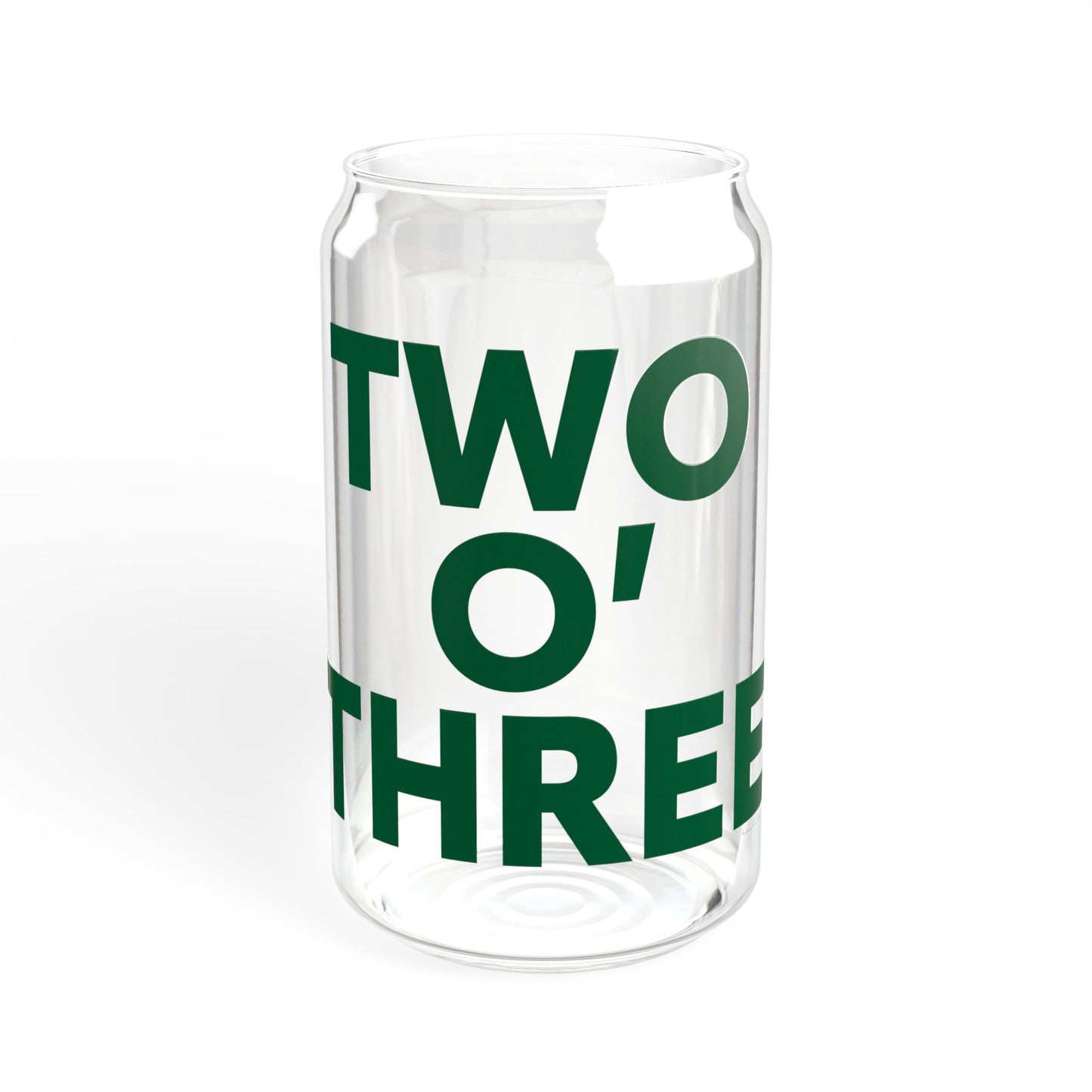 Two O’ Three Sipper Glass, 16oz Lucky Green – St. Patrick’s Day
