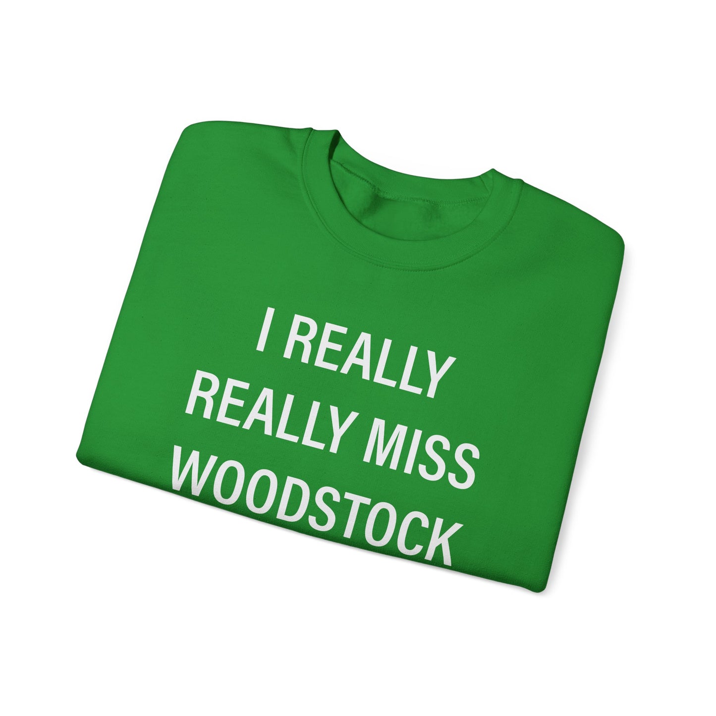 I Really Really Miss Woodstock Unisex Heavy Blend™ Crewneck Sweatshirt