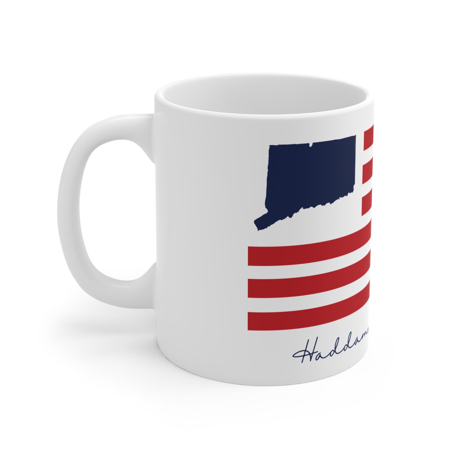 Haddam Connecticut Flag Mug 11oz