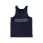 Just a kid from Connecticut Unisex Jersey Tank Top