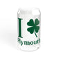 I Clover Plymouth Sipper Glass, 16oz