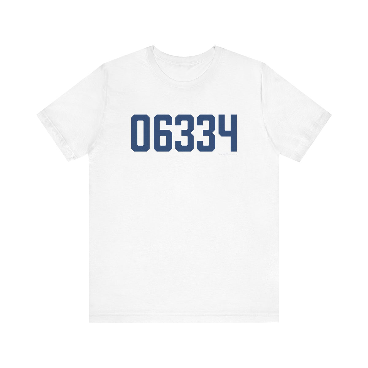 06334 Bozrah Connecticut Zip Code Unisex Jersey Short Sleeve T-Shirt