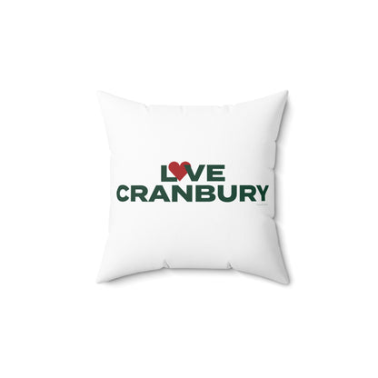 Love Cranbury Spun Polyester Square Pillow