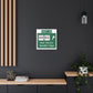 Vintage WCP Exit 59 Sign Matte Canvas, Stretched, 1.25"