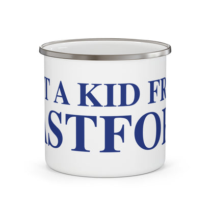Just a kid from Eastford Enamel Camping Mug