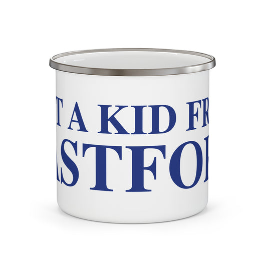 Just a kid from Eastford Enamel Camping Mug