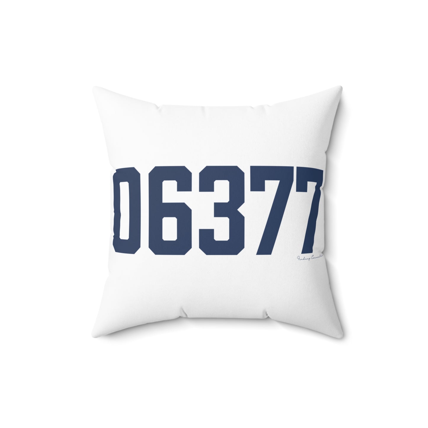 06377 Sterling Connecticut Zip Code Spun Polyester Square Pillow